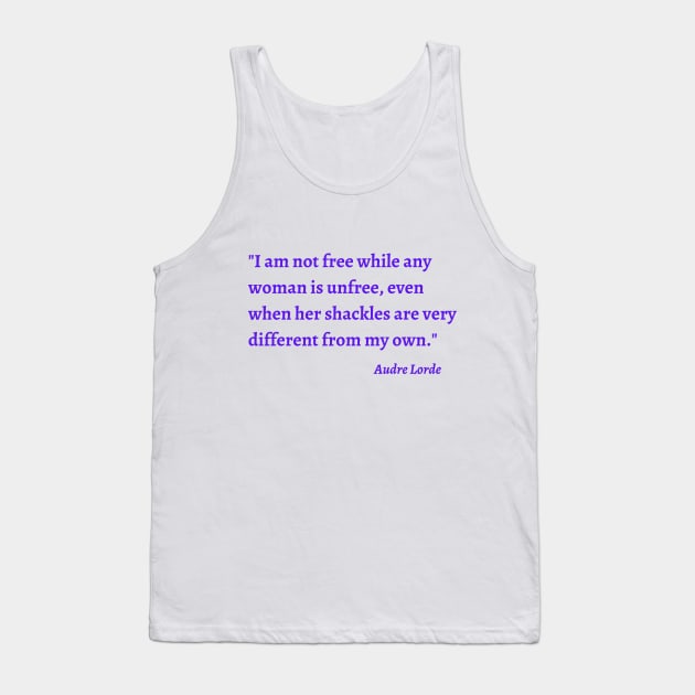 I am not free Tank Top by Hoydens R Us